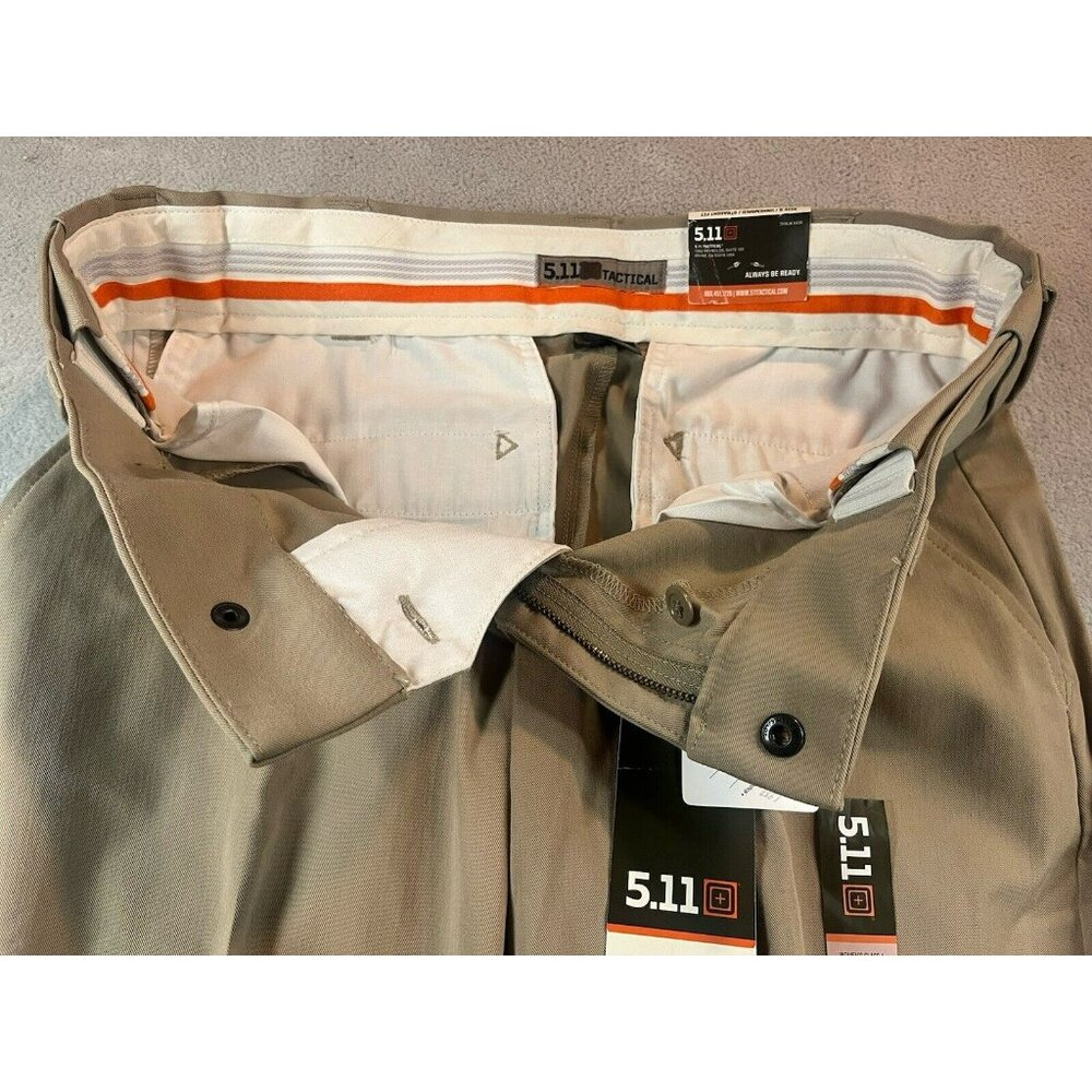 5.11 Women’s Size 16 Uniform Pants Flex-Tac Straight Fit Khaki Fast Shipping! - Picture 3 of 3